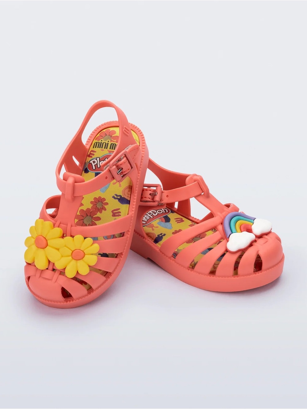 MINI MELISSA + PLAY DOH Matte Red Sandals